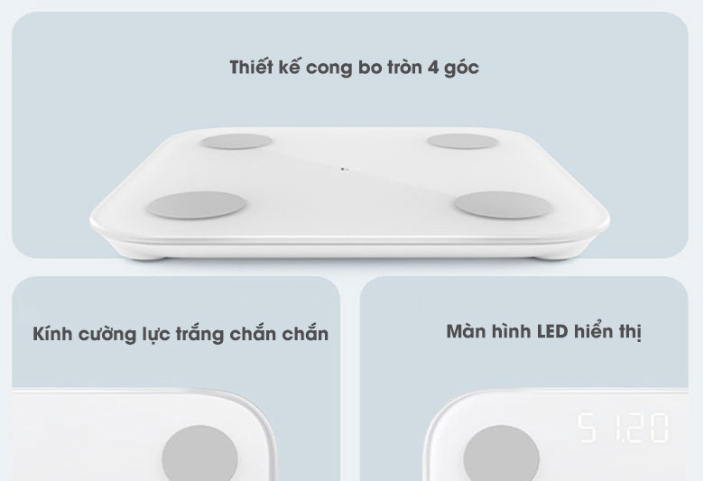 Cân Mi Body Composition Scale 2 - Hàng chính hãng - Cân Xiaomi thông minh phân tích sức khỏe gia đình Bluetooth 5.0
