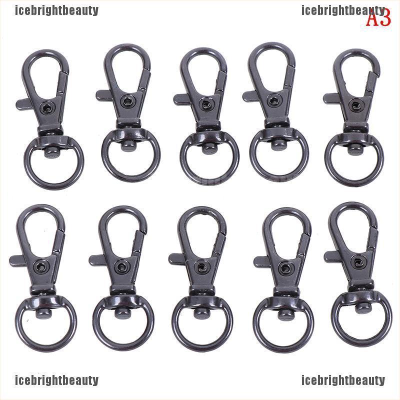 ❀CÔNG CỤ❀10Pcs Swivel Trigger Clips Snap Hooks Lobster Clasp Keychain Bag DIY Craft Key