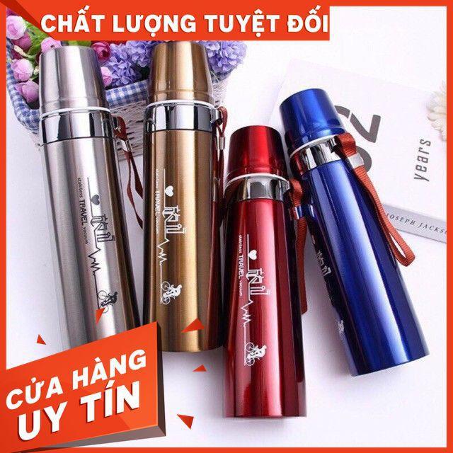 Sẵn hàng Bình giữ nhiệt inox 800 ml cao cấp