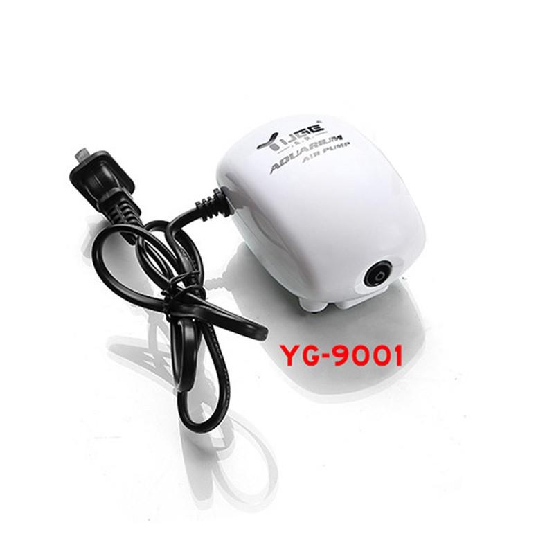 Máy bơm sủi khí oxy kèm đầu sủi bọt cho bể cá cảnh YG-9001
