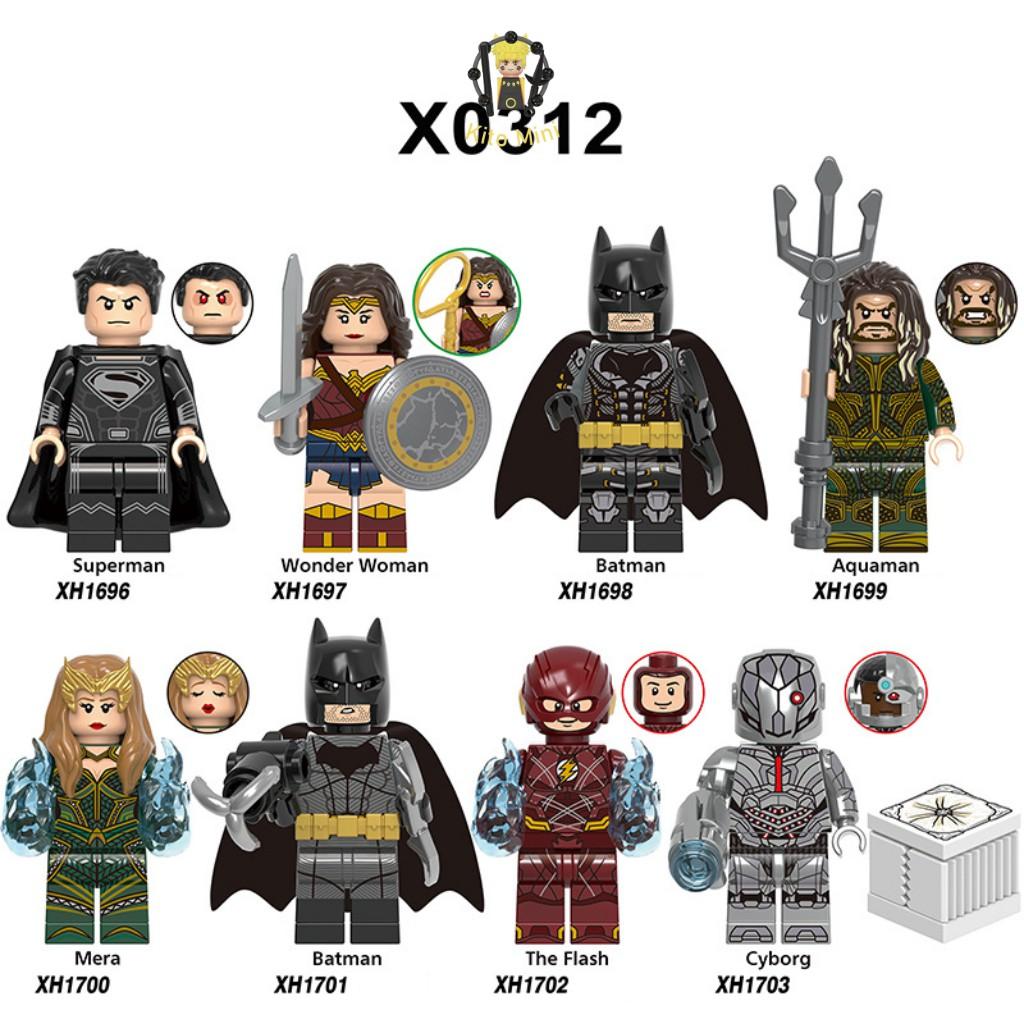 Minifigures Lắp Ráp Mô Hình Nhân Vật Phim Truyện Siêu Anh Hùng Batman Người Dơi Superman Justice league X0312