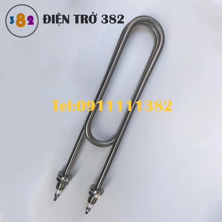 Điện trở U kép ren phi 18 cho tủ cơm công nghiệp chất liệu inox 304 cho tủ cơm công nghiệp