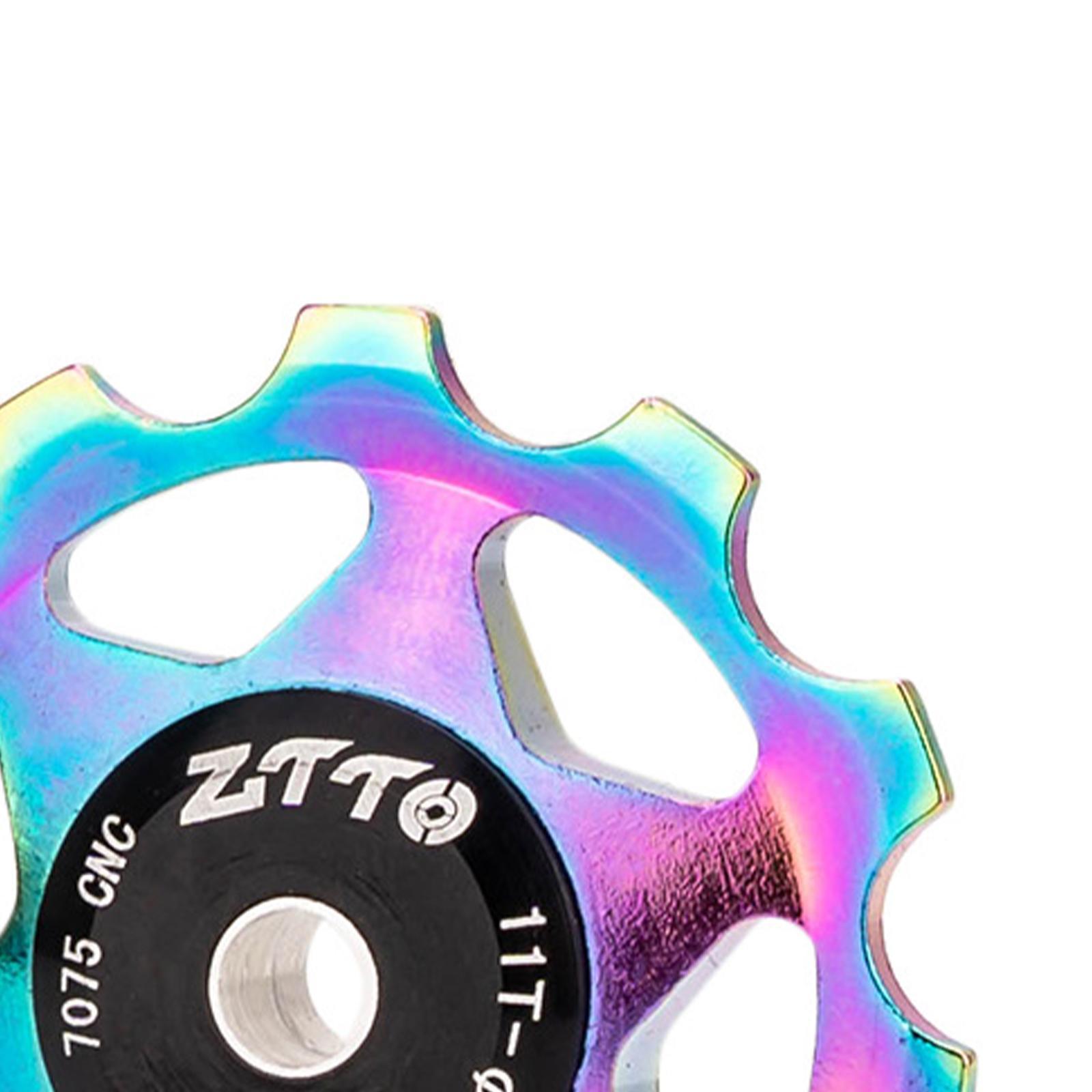 Bike Rear Derailleur Pulley Jockey Wheel Aluminum Alloy Ultralight Universal Bike Accessories Parts BMX Components Road Bike Pulleys Bearing