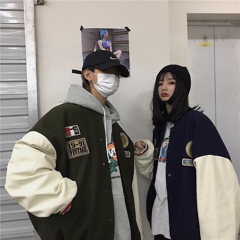 Áo khoác dù bomber unisex DÀNH CHO CÁC BẠN TRẺ CỰC ĐẸP VINA 1HIT