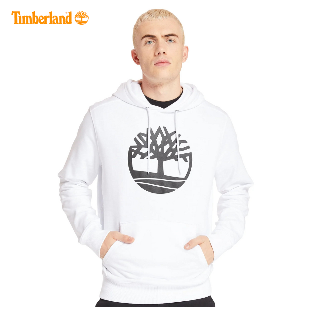 [Siêu Sale 11.11] Áo Khoác Nam Timberland Outdoor Hoodie Sweatshirt White TB0A28HZCT