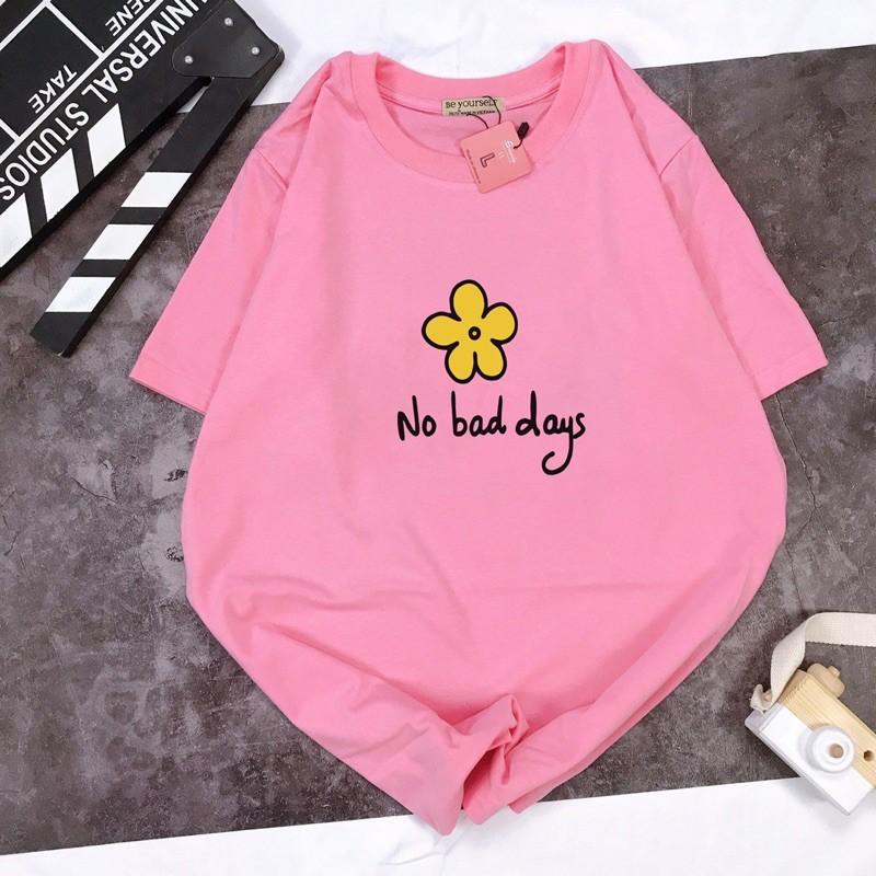Áo Thun Tay Ngắn UNISEX Hoa - Hình chụp thật (Đủ size M-L-XL)