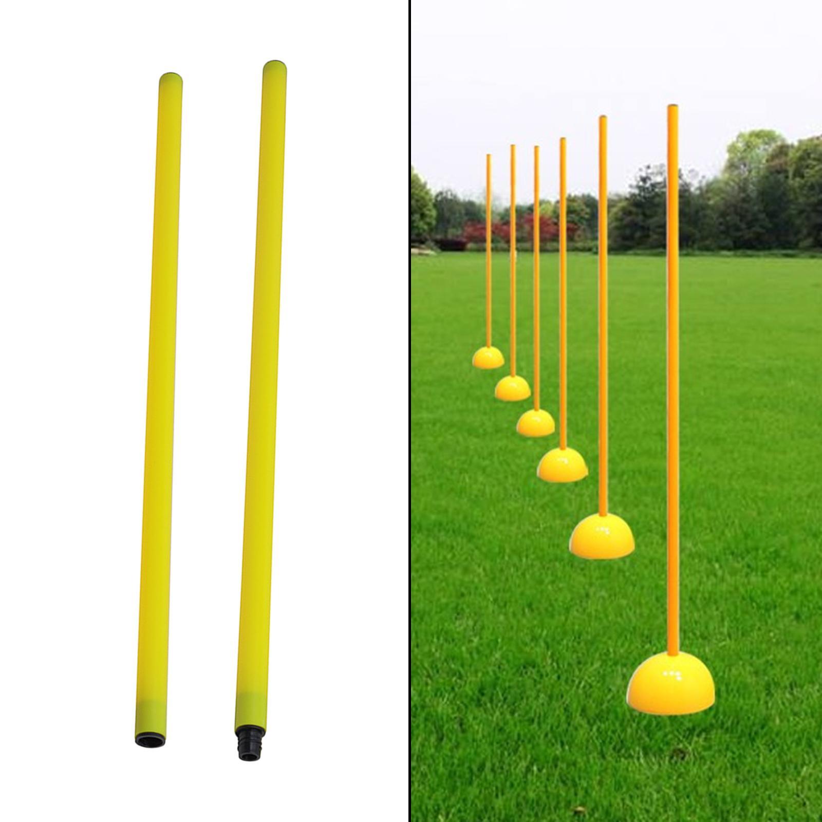 Soccer Training Markers Training Supply Sports Training Pole PVC for Soccer