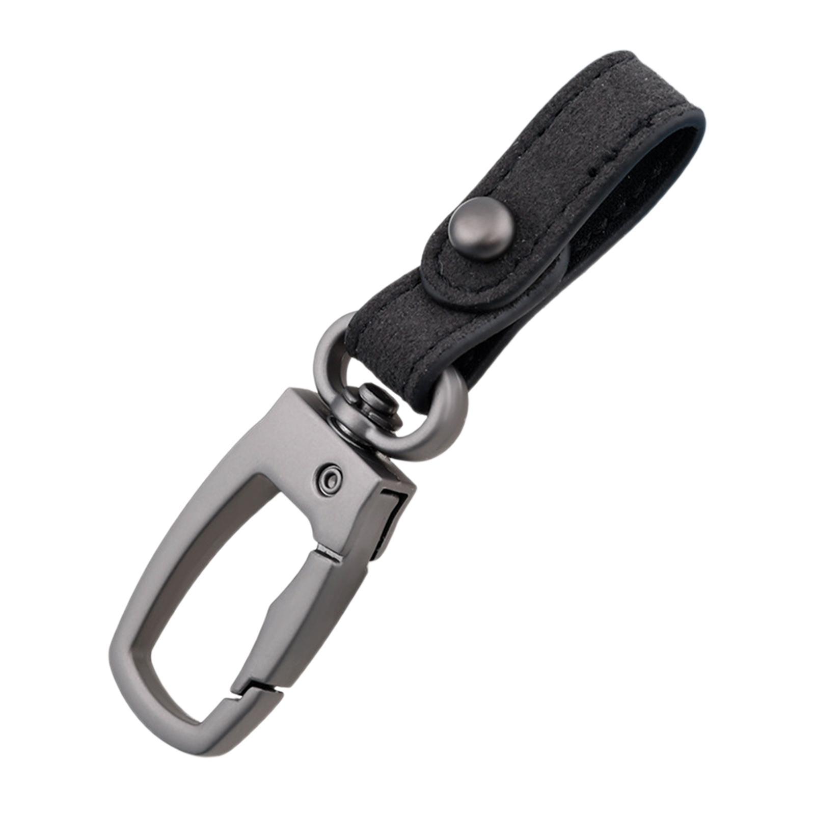 2xHeavy Duty Car Keychain Clip for Colleagues Friends Valentine'S Day Gifts Black