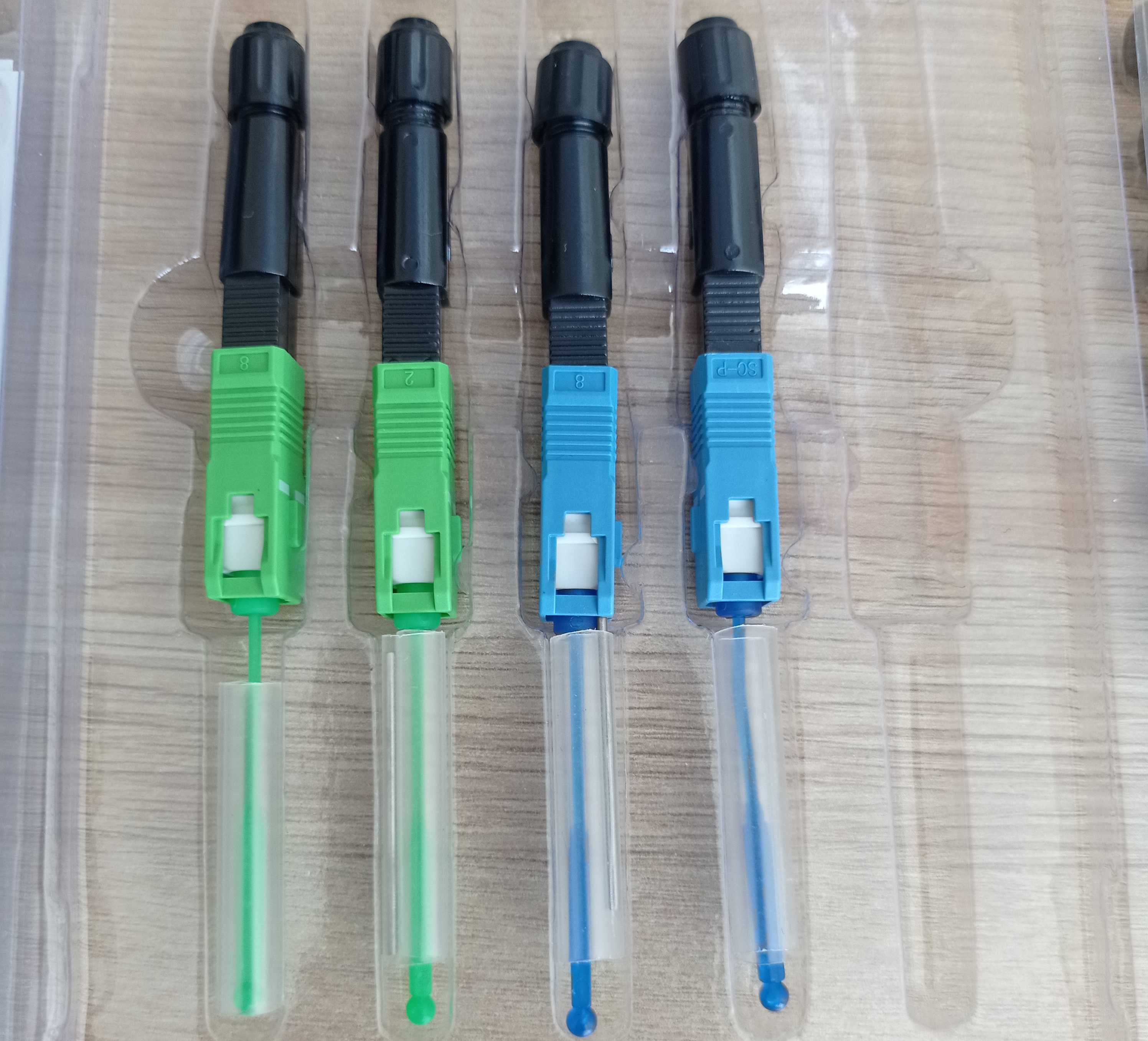 Đầu nối quang nhanh FAST connector SC/APC 0.1dB 100mm, hot melt Sumlo