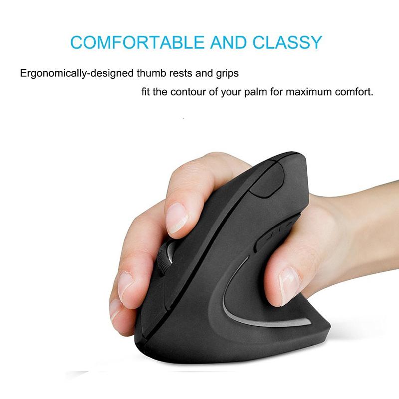 Tay Trái Tay Phải Công Thái Dọc Chuột Đứng Chuột Văn Phòng Chuột Không Dây