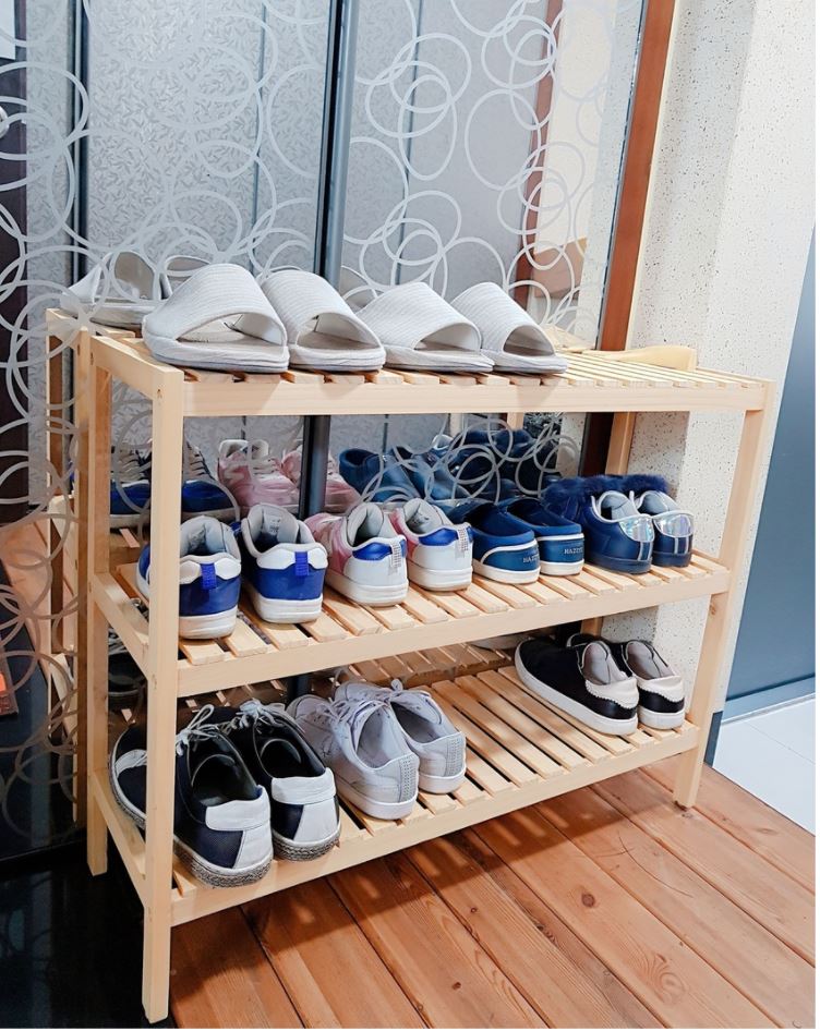 KỆ ĐỂ GIÀY DÉP 3 TẦNG 80 CM