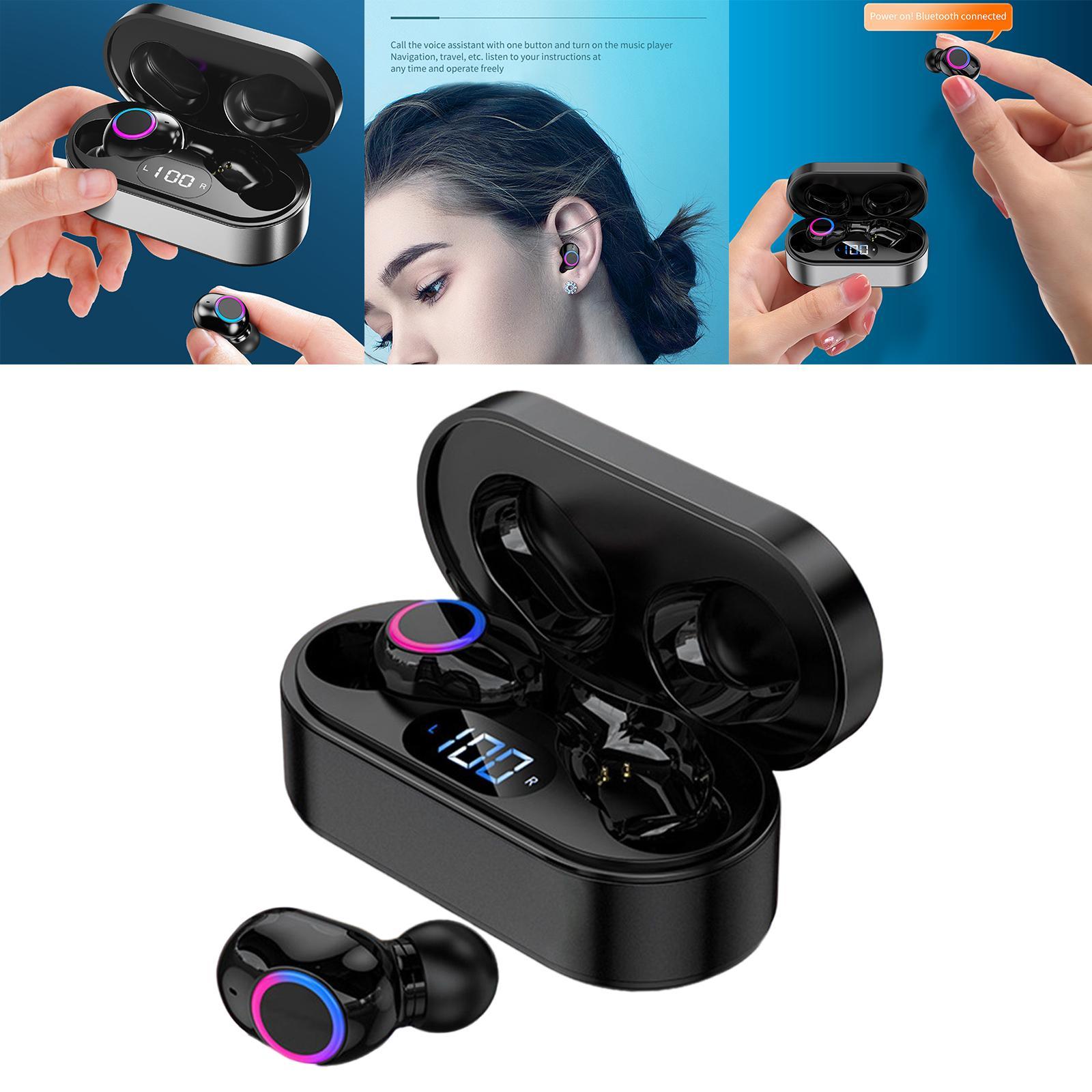 Wireless 5.2 Gaming Noise Cancelling Deep Bass Black