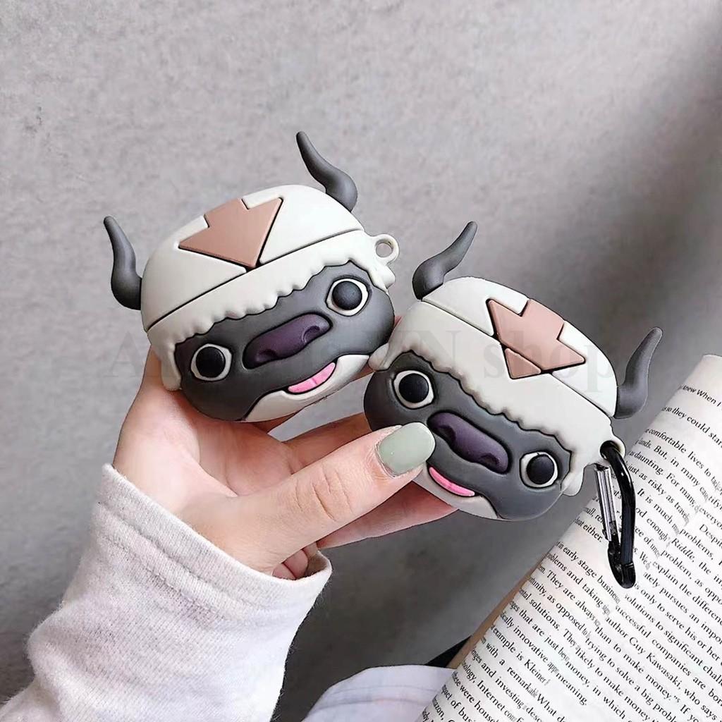 Bao Case Ốp dành cho Airpods Pro trâu siêu ngầu silicon cao cấp