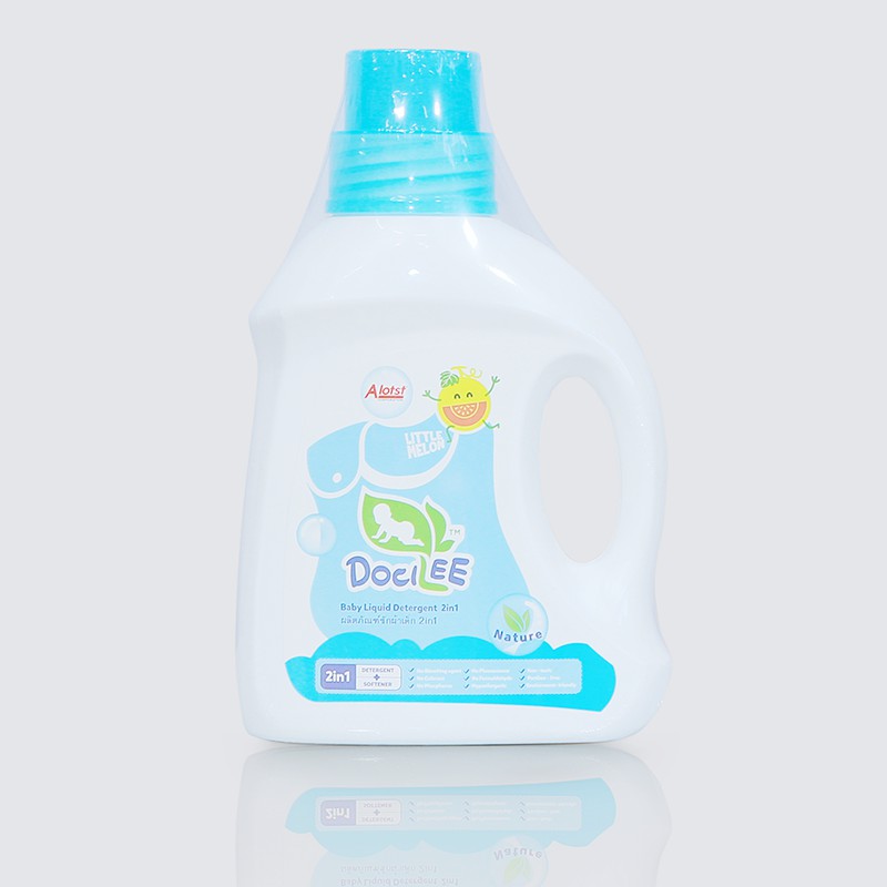 Nước Giặt Xả Quần Áo Em Bé Docilee 2IN1 Xanh Hồng 1000ml