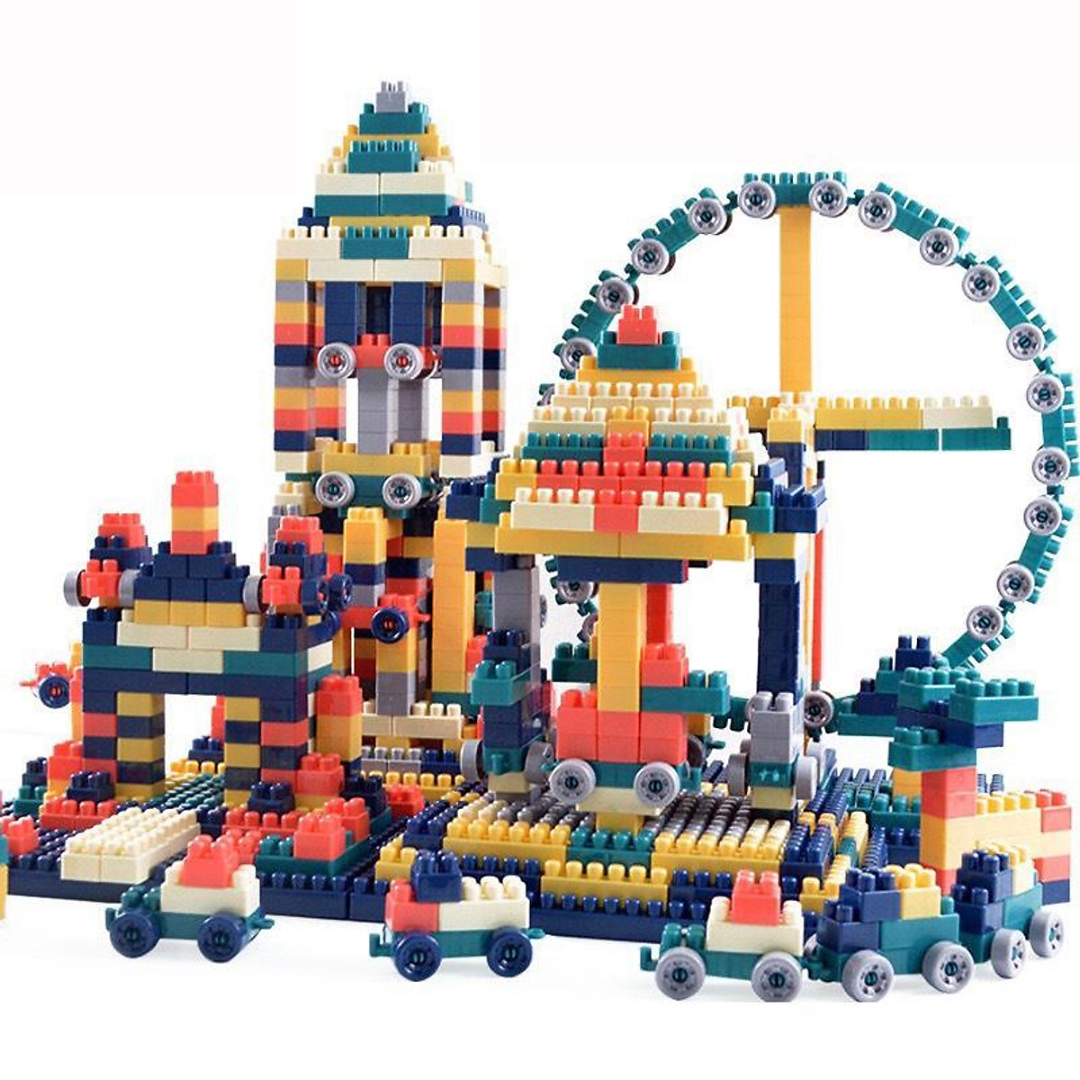 ĐỒ CHƠI LẮP GHÉP 520 CHI TIẾT SÁNG TẠO BUILDING BLOCK PARK