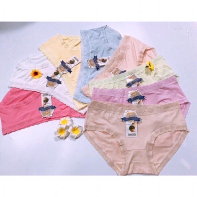COMBO 10 Quần cotton Thái viền ren form 40-56kg