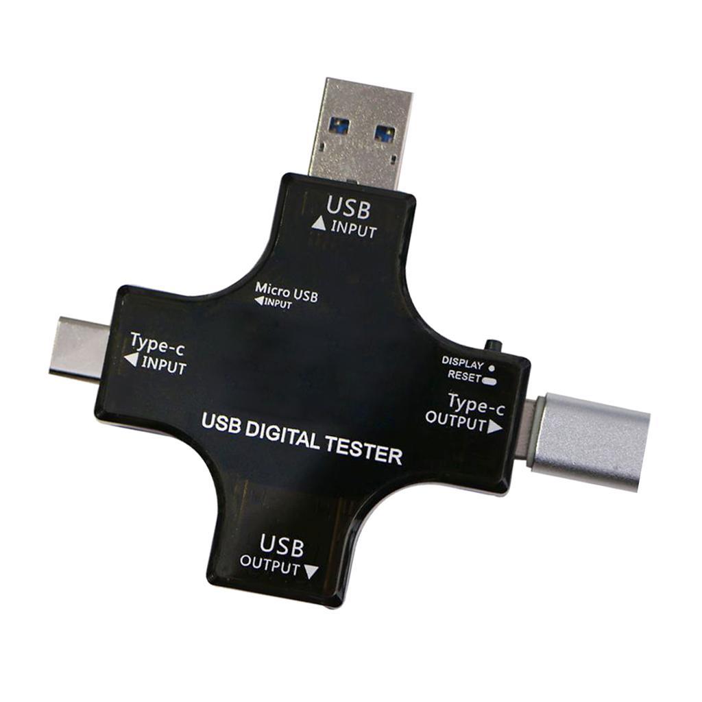 Usb C Power Meter Testers, 2 In 1 Type C Usb Tester Color Screen Lcd