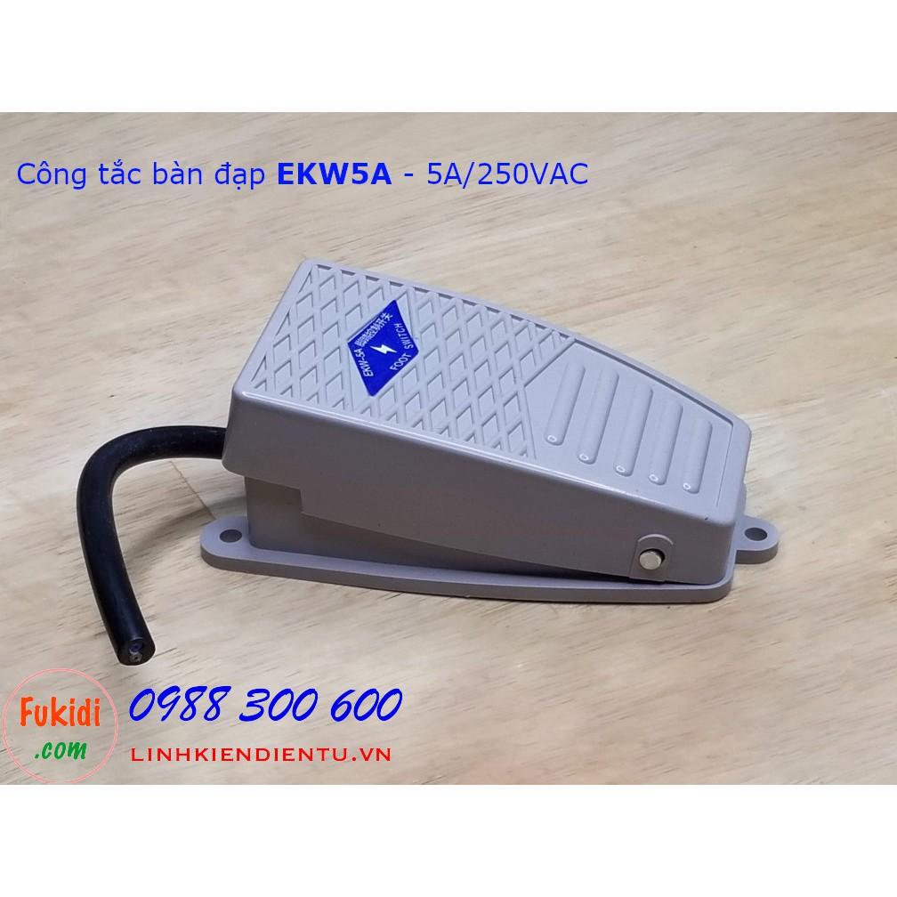 Công tắc bàn đạp EKW5A - vỏ nhựa, công suất 5A/250VAC