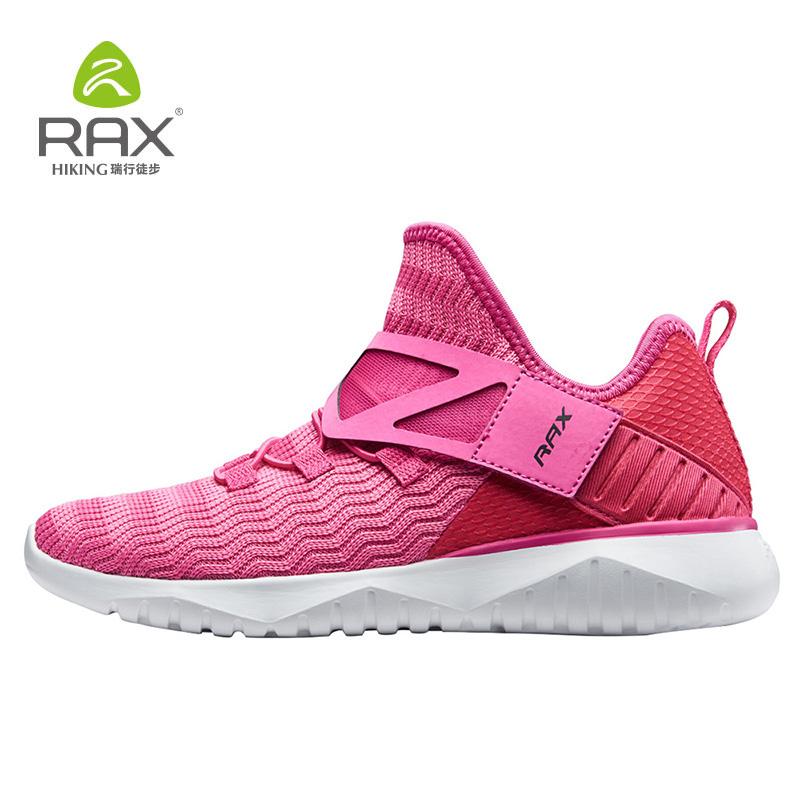 Rax 2018 Mùa đông mùa đông mới nhất Giày đi bộ Giày đi bộ nhẹ nhàng chạy bộ chạy bộ chạy bộ nữ chạy bộ giày thể thao ngoài trời 478W Color: black Shoe Size: 39