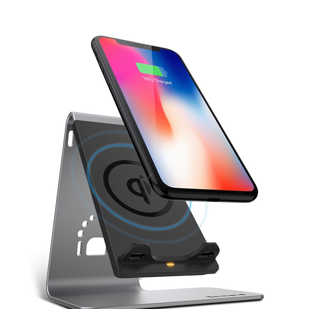 2in1 Phone Charging Station Wireless Fast Charger+Bracket for iWatch