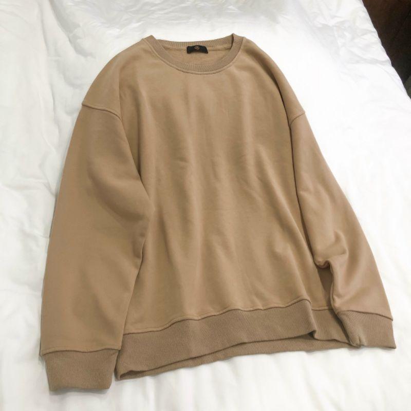Áo sweater trơn dày xịn mềm mịn, siêu đỉnh nam nữ unisex áo đôi ulzzang - ẢNH THẬT