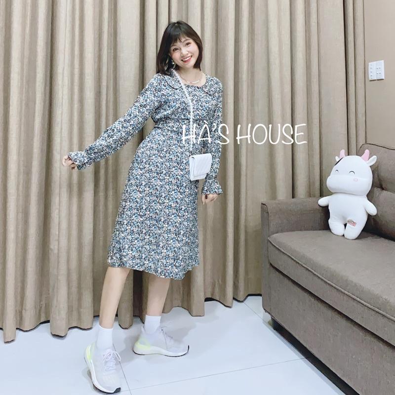 Đầm hoa vintage nhẹ nhàng dễ thương