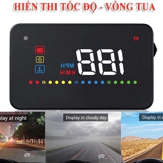 HUD A200 hiển thị tốc độ lên kính lái,HUD A200 hiển thị tốc độ và các thông số của ô tô lên kính lái