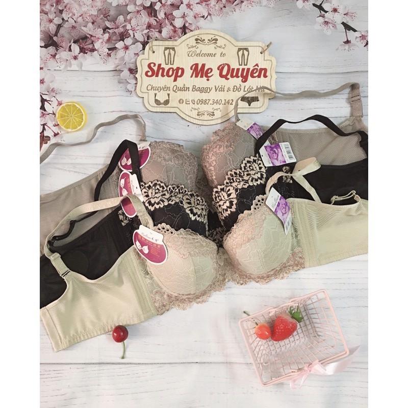 Áo ngực Ren Thêu mút mỏng chống chảy sệ