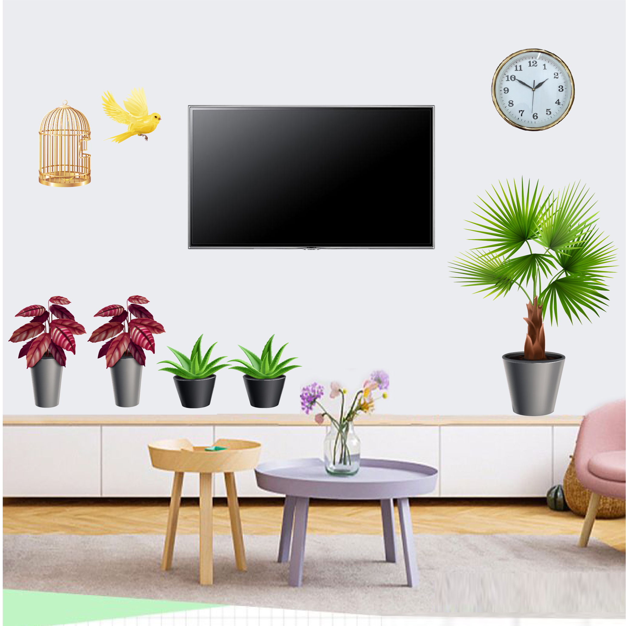 Decal trang trí quán số 38