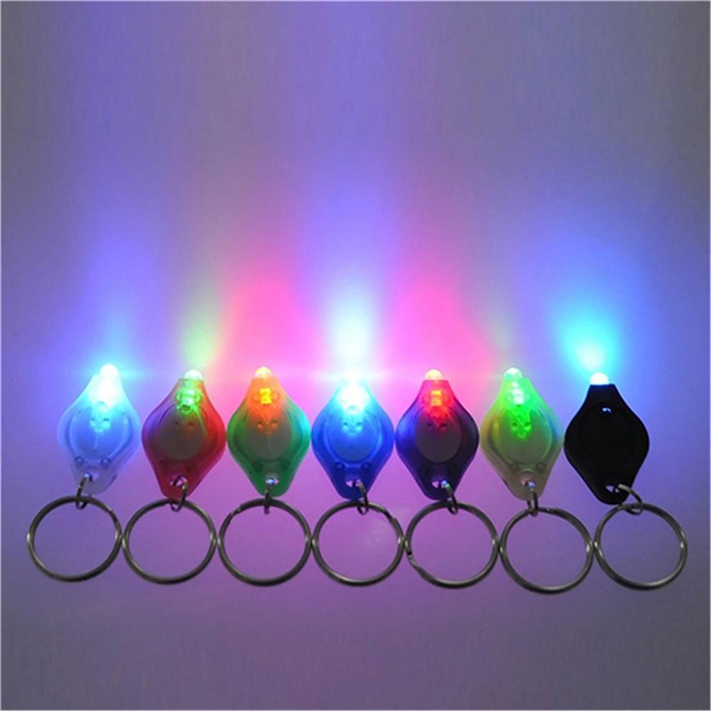 Mini LED Flashlight Torch Light Lamp Keychain Light