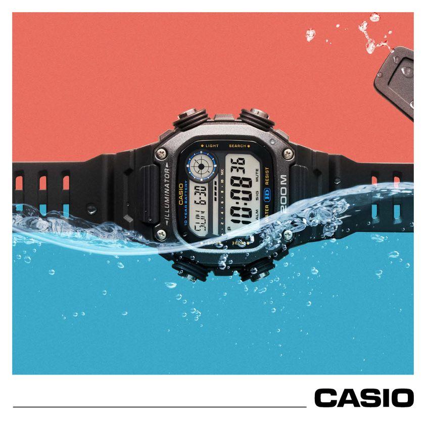 Đồng Hồ Nam Dây Nhựa Casio Standard DW-291HX-1AVDF Pin 10 Năm | DW-291HX-1A Chính Hãng