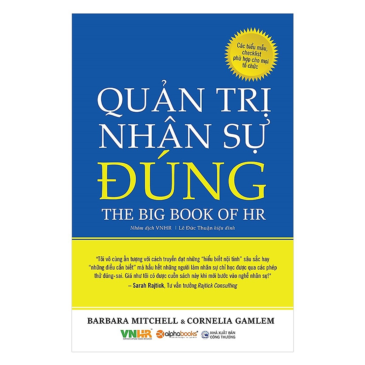 Quản Trị Nhân Sự Đúng -Barbara Mitchell (Quà Tặng Tickbook)