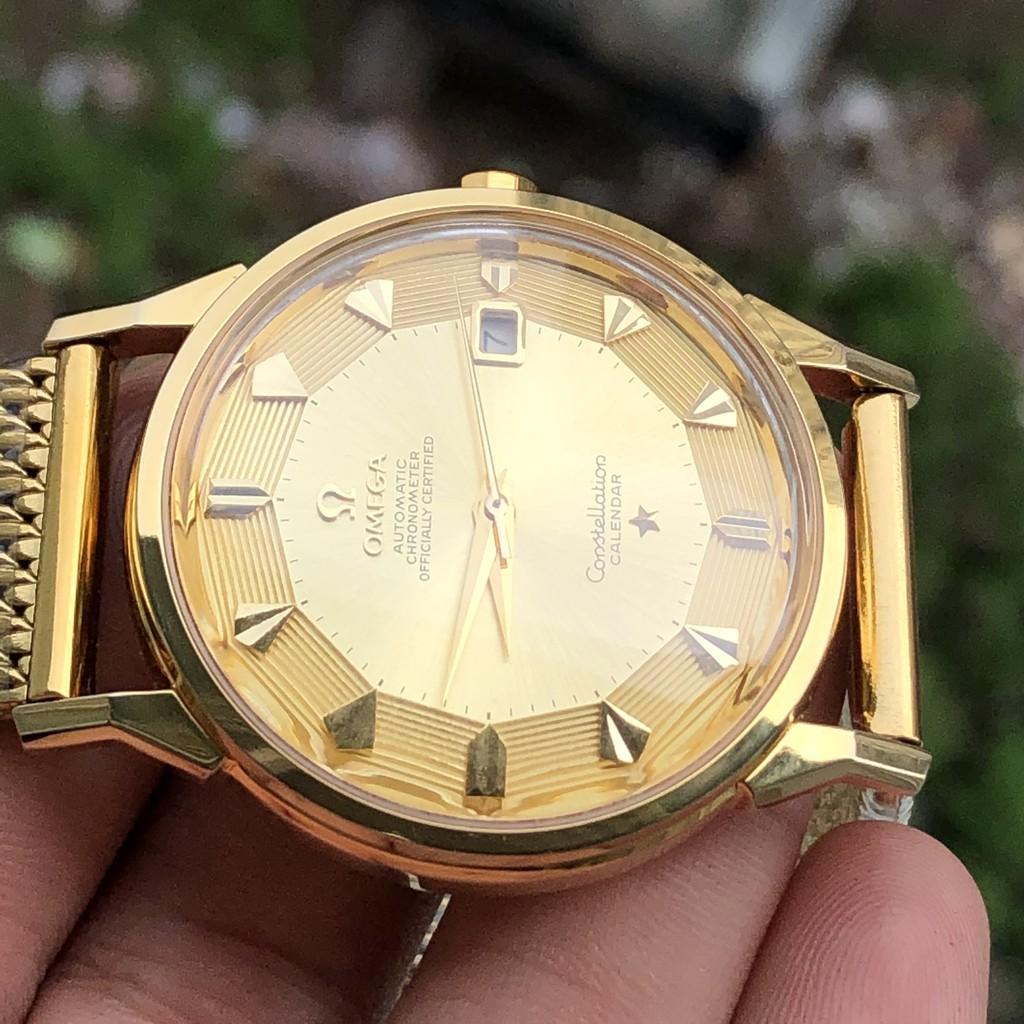 Đồng hồ nam ( máy cơ automatic ) đồng hồ omega bát quái ruộng bậc thang