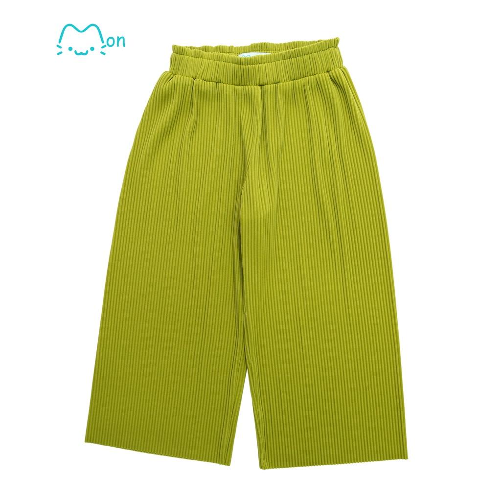 Quần jogger dài bo gấu cho bé gái chất thun gân cao cấp, sang chảnh, sành điệu bé gái QXG22W07