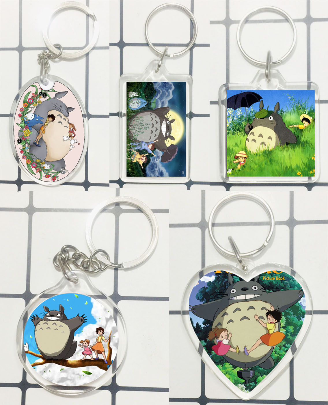 SET 2 Móc khoá trong Totoro ANIME MANGA nhiều mẫu khác nhau