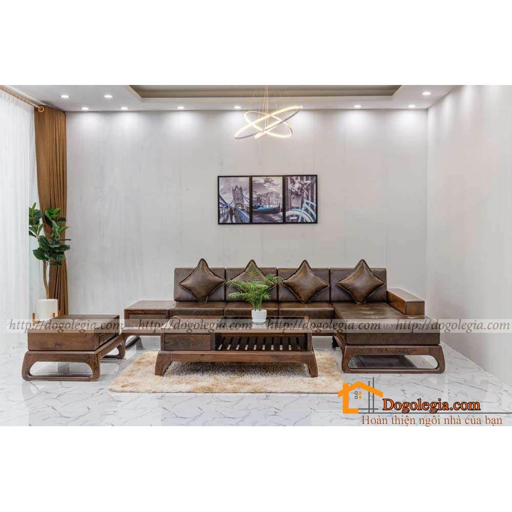 Đẹp Tinh Tế Với Mẫu Sofa Gỗ Cao Cấp LG-SG139