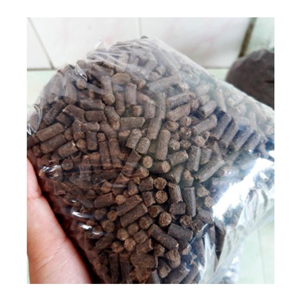 Phân cá nén dạng viên bón cho cây trồng - túi 5kg - tiết kiệm công chăm sóc, hạn chế cỏ dại
