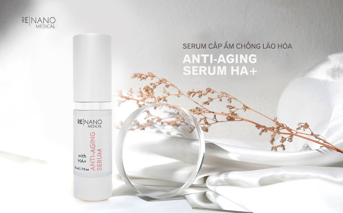 Renano Anti-Aging Serum with HA+ Tinh Chat cấp Ẩm Phục Hồi Da