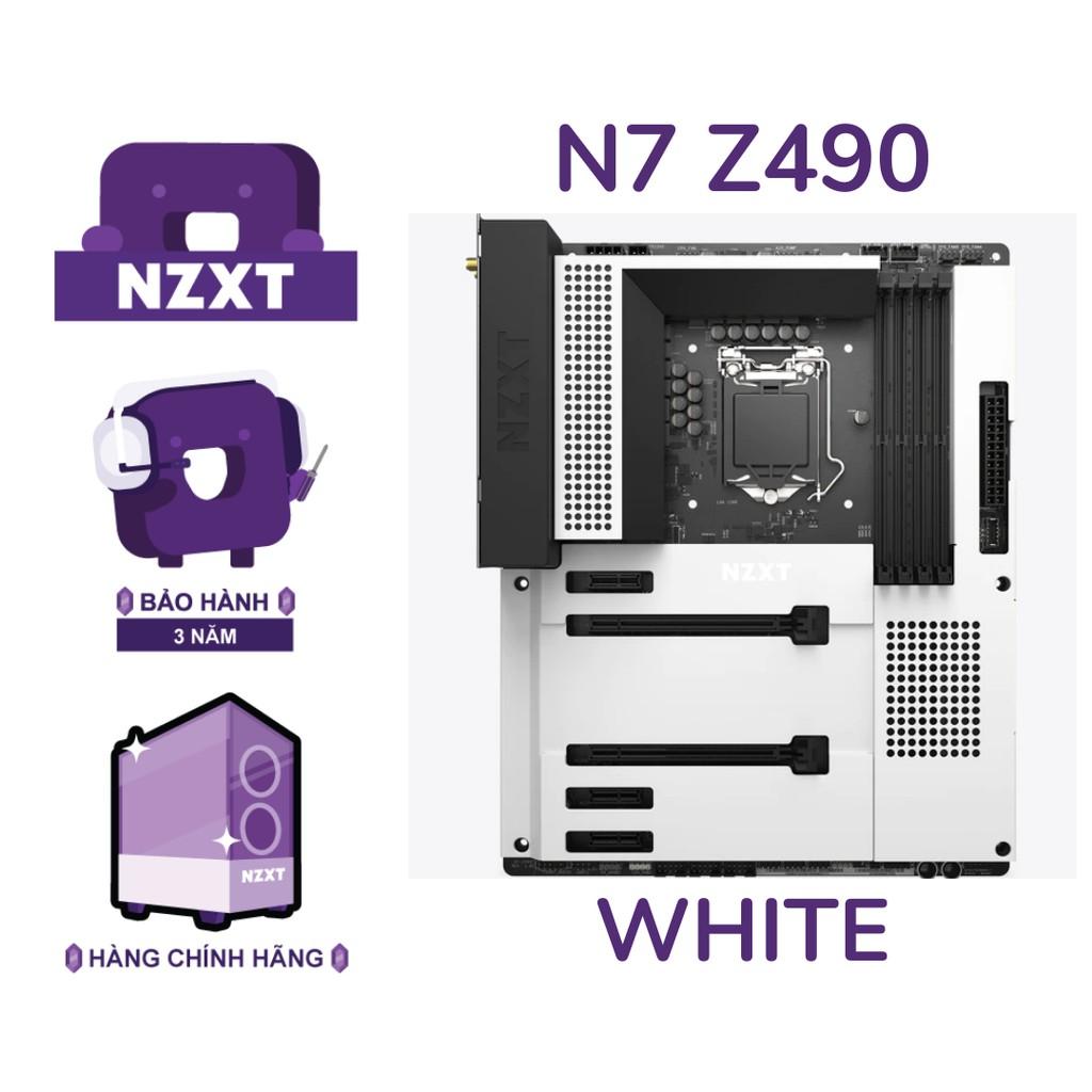 Bo Mạch Chủ NZXT N7-Z490 MOTHERBOARD Màu Trắng - Hàng Chính Hãng