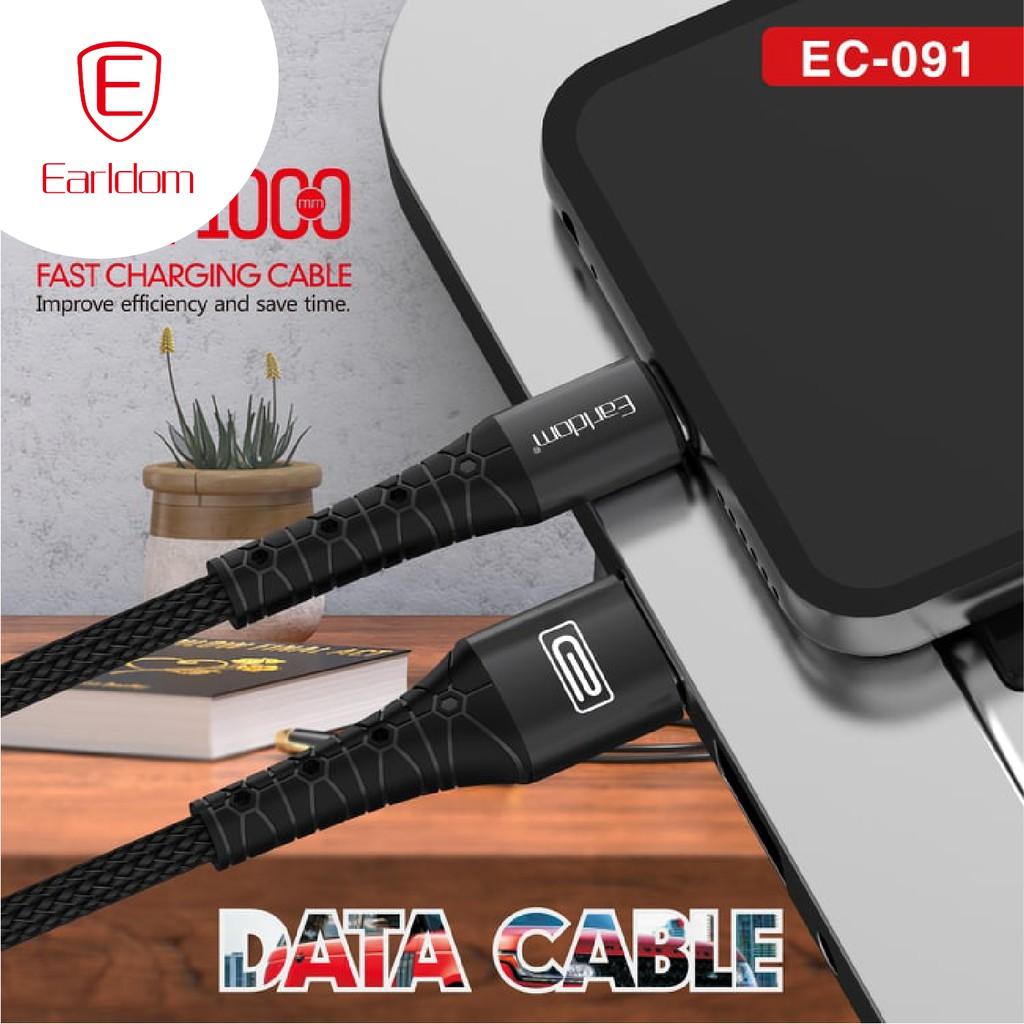 Cáp sạc bọc sợi Earldom EC-091 - Hàng chính hãng