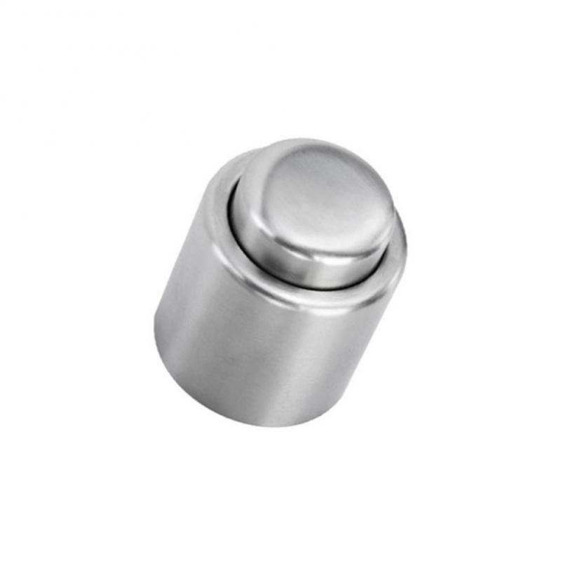 1PC Silver Elegant Stainless Steel Bottle Stopper Bar Accessories Champagne Sparkling Wine Oil Sealer Wine Stopper Saver Sealer