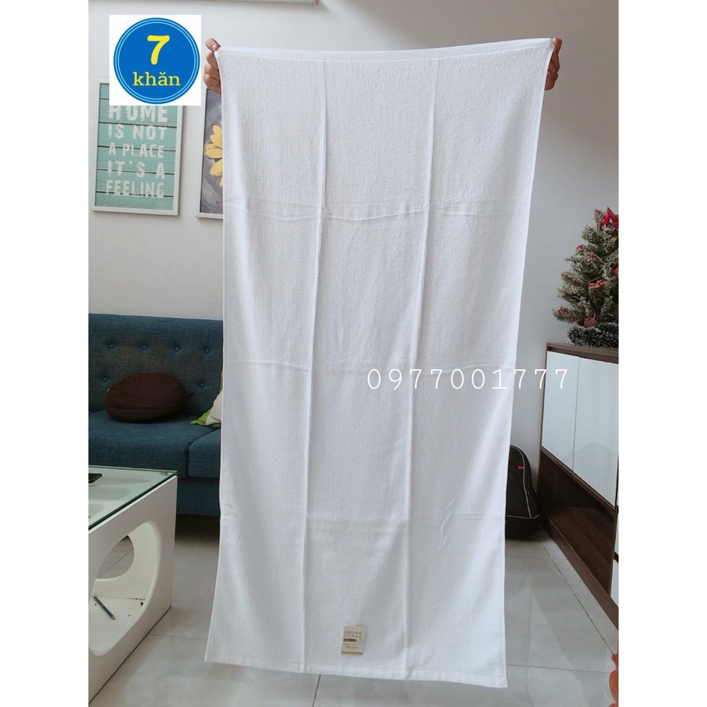 Khăn tắm khách sạn xuất Nhật 140cm x 70cm - Phong Phú (có LOGO/CHỮ)