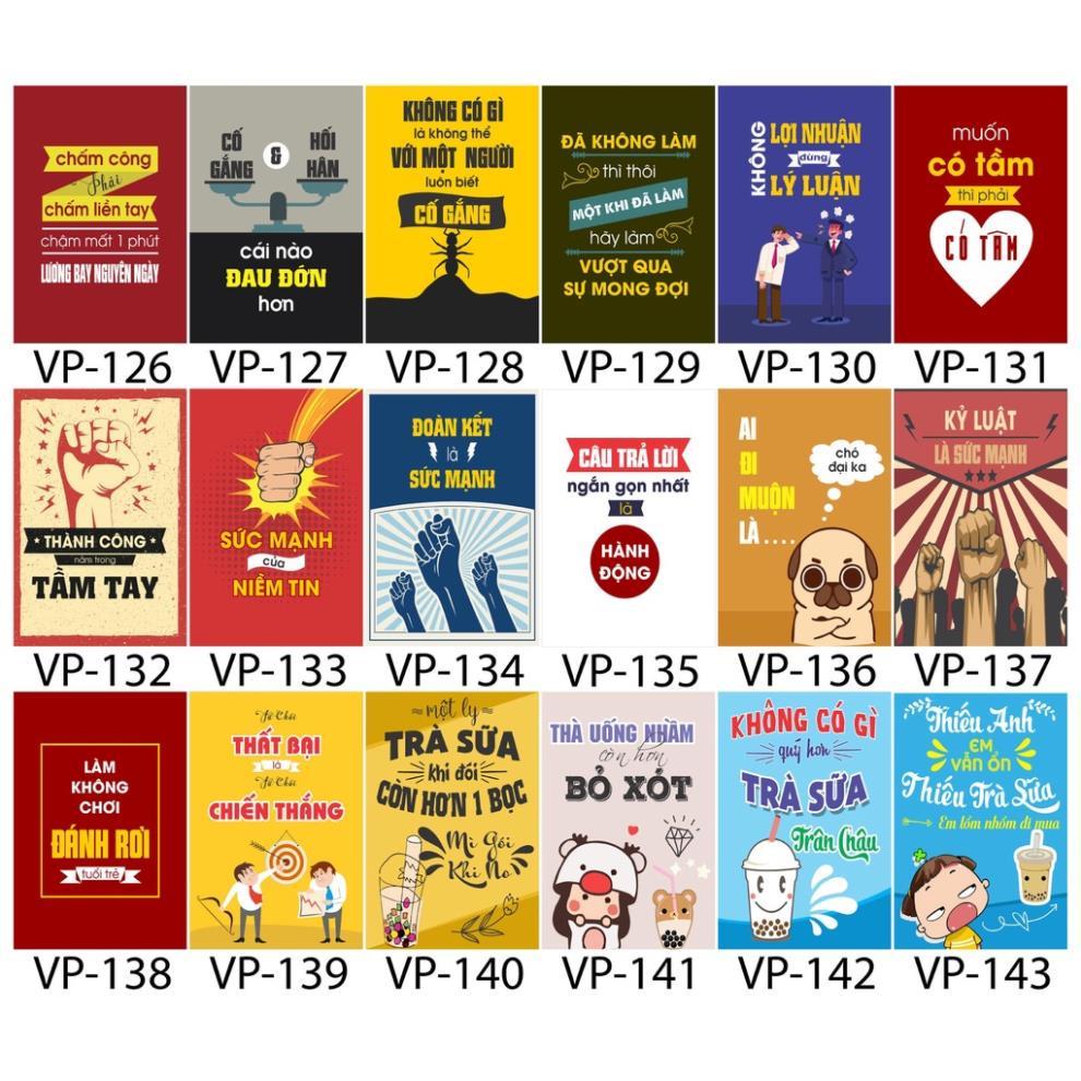 Chỉ 39k có ngay Tranh động lực, văn phòng, tranh phòng khách, châm ngôn trang trí phòng học 1000 mẫu