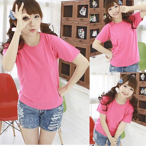 Áo Thun Hồng Dâu Có Đủ Size Từ Trẻ em Đến Ngoại Cỡ