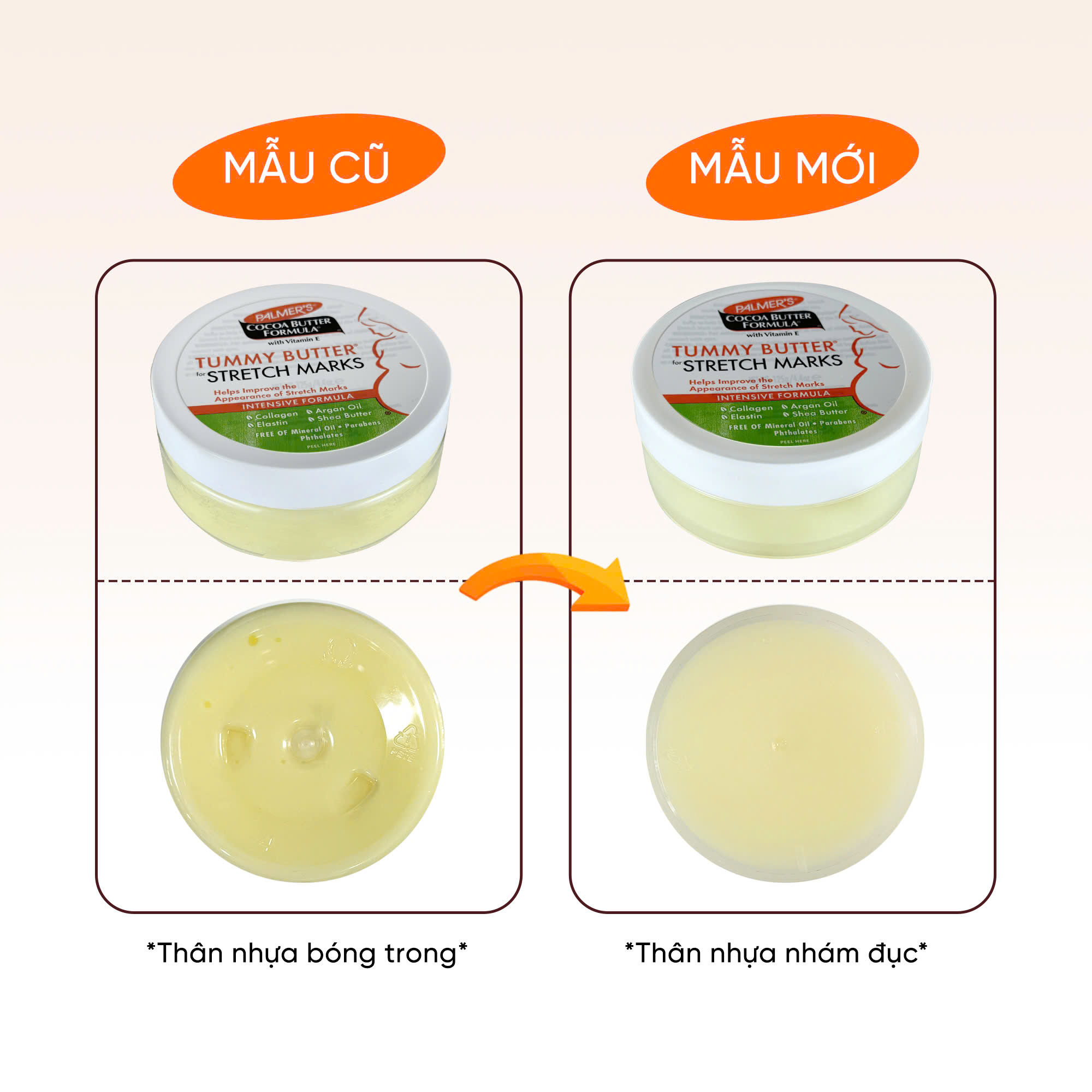 Bơ dưỡng ẩm rạn da cuối thai kỳ Palmer's 125g