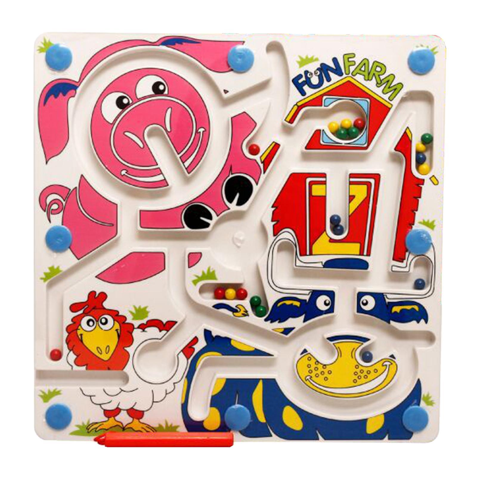 Maze Board Maze Track Ludo Game Toy for Family Educational