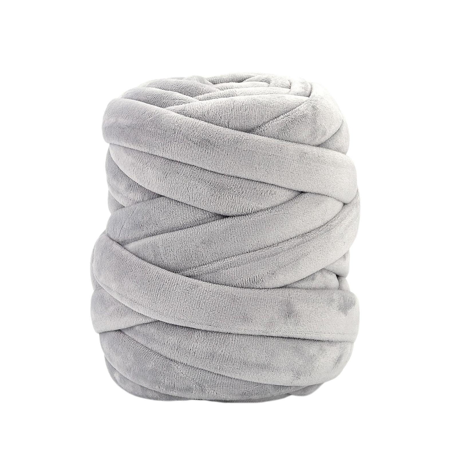 0.55lbs Chunky Yarn Giant Yarn for Blanket Mat Crochet DIY Throw Pillow