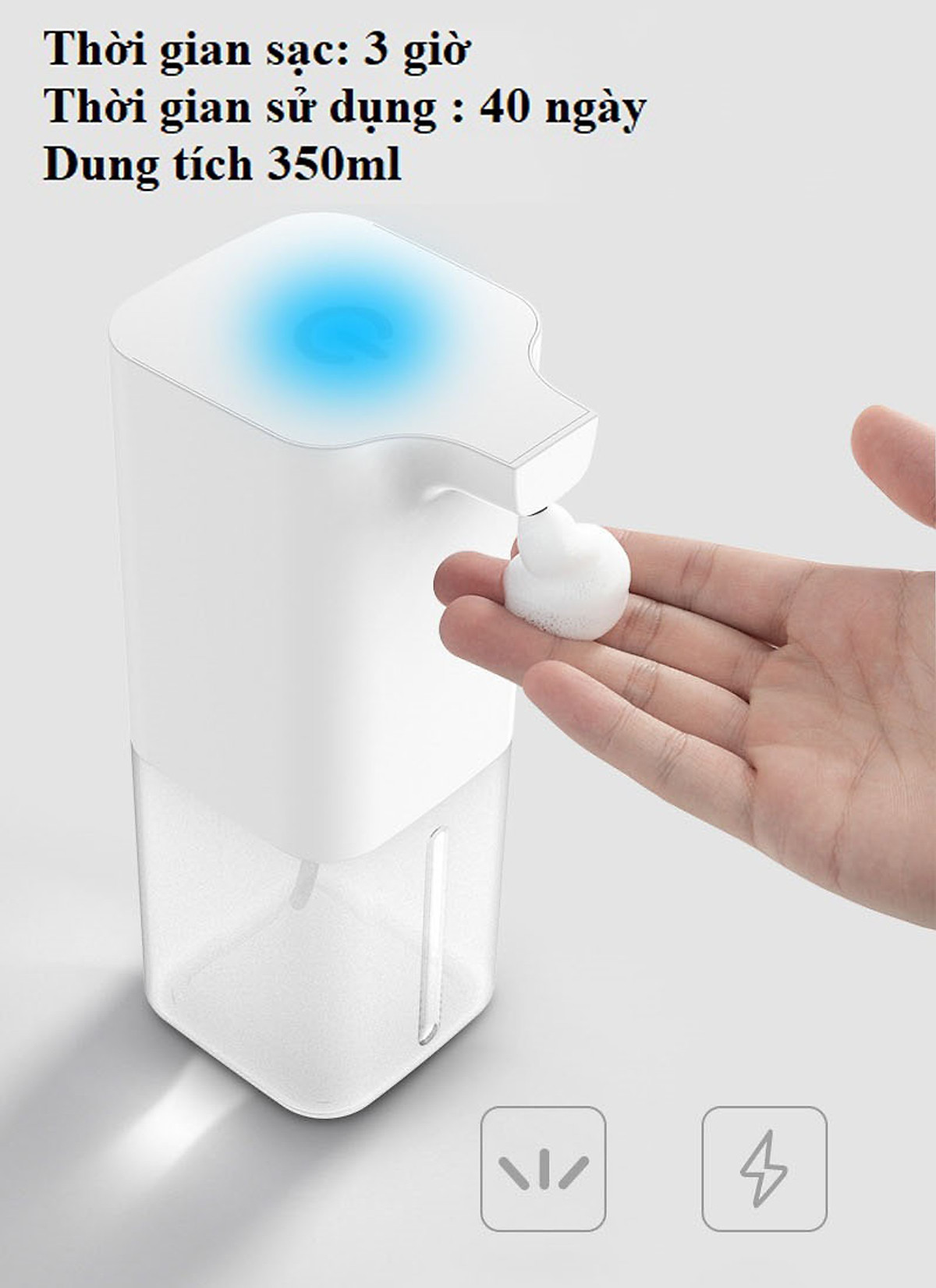 Máy tạo bọt rửa tay tự động cảm biến thông minh