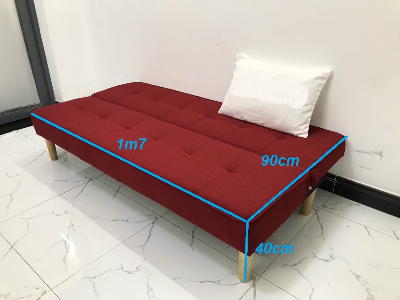 Bộ ghế sofa bed 1m7x90, sofa giường phòng khách sivali12