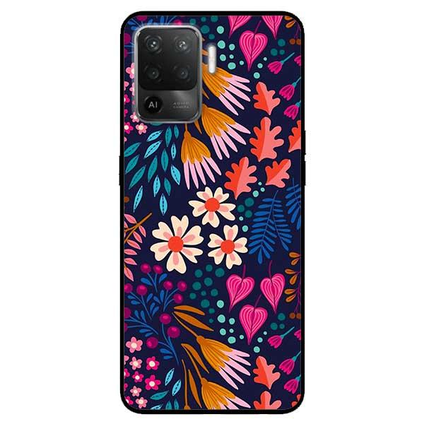 Ốp lưng dành cho Oppo A54 - Oppo A74 - Oppo A94 - Họa Sắc Hoa Lá